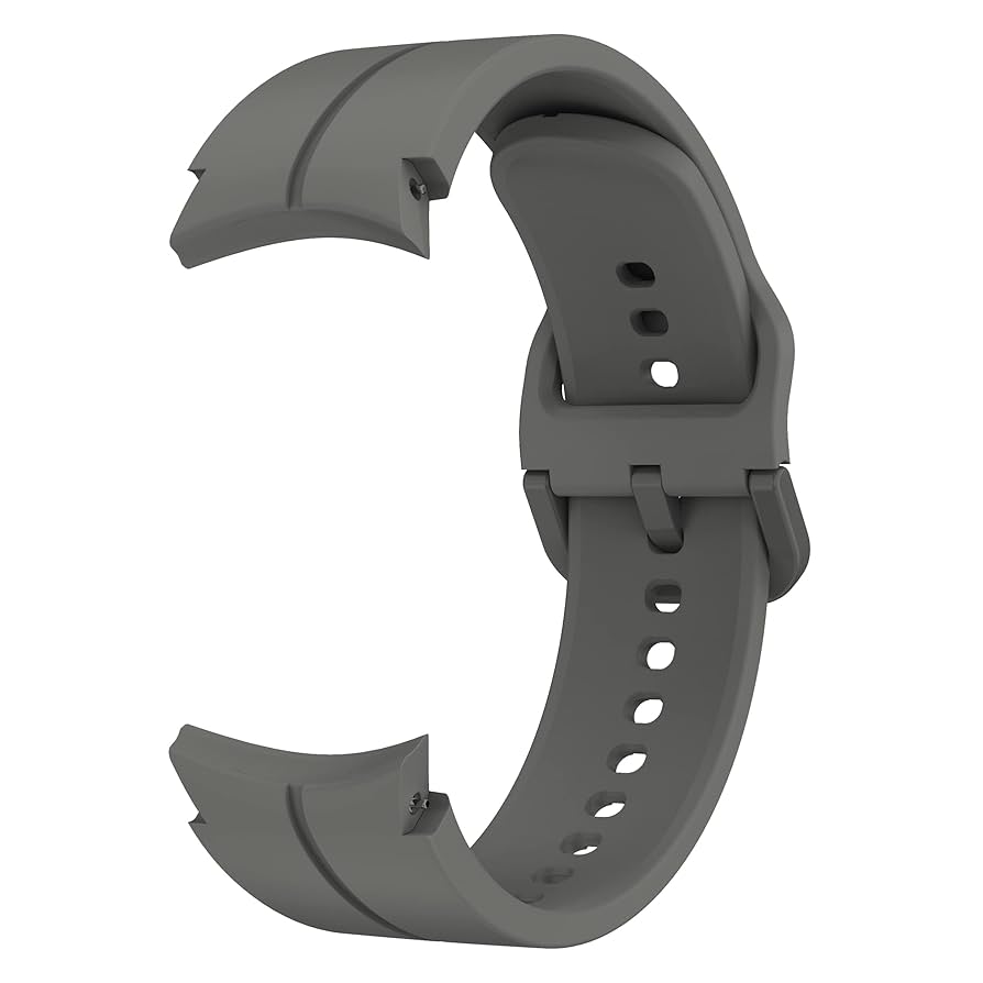 Galaxy Watch 4/5/5 Pro バンド 20mm S/M グレー スマートウォッチバンド | Galaxy Watch4 Hybrid Leather Band